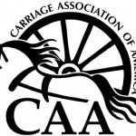 Carriage Association of America black and white logo Carriage Association of America black and white logo