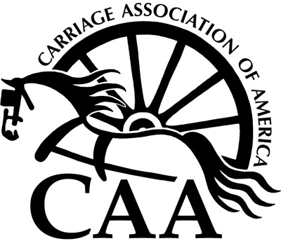 Carriage Association of America black and white logo