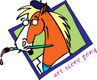 Miles the Pony as artist (MCTA mascot)