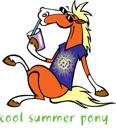 Miles the Pony in Summer (MCTA mascot)